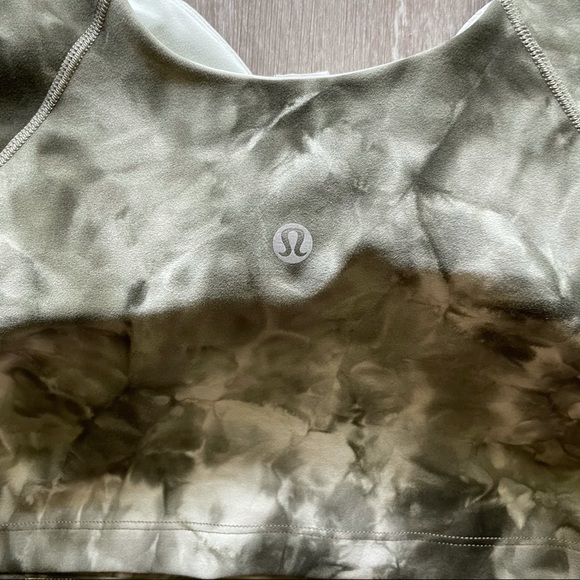 Lululemon Align Cropped Tank Top - Diamond Dye Olive - Picture 7 of 7